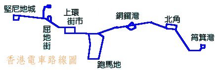 香港島路線図