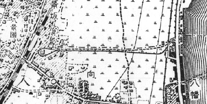 1904年当時の地図